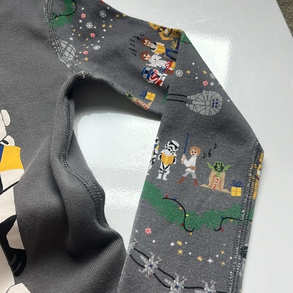 Hanna Andersson Star Wars Holiday PJ Top Size 8 (130 cm) - Picture 4 of 6